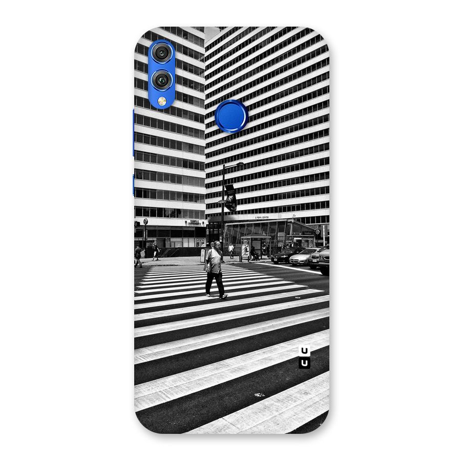 Black White Perspective Back Case for Honor 8X