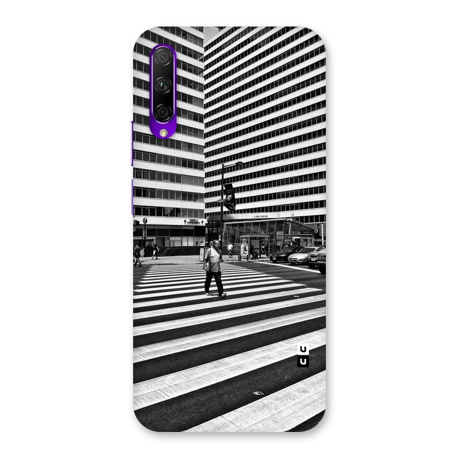 Black White Perspective Back Case for Honor 9X Pro