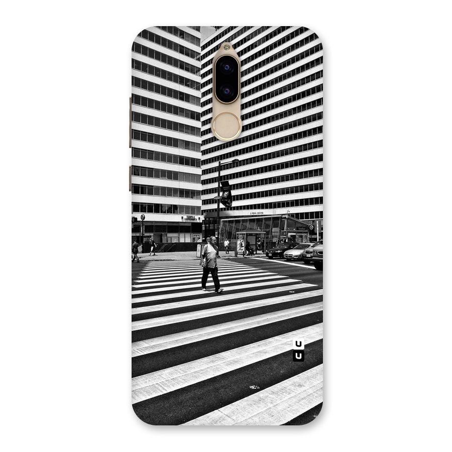 Black White Perspective Back Case for Honor 9i