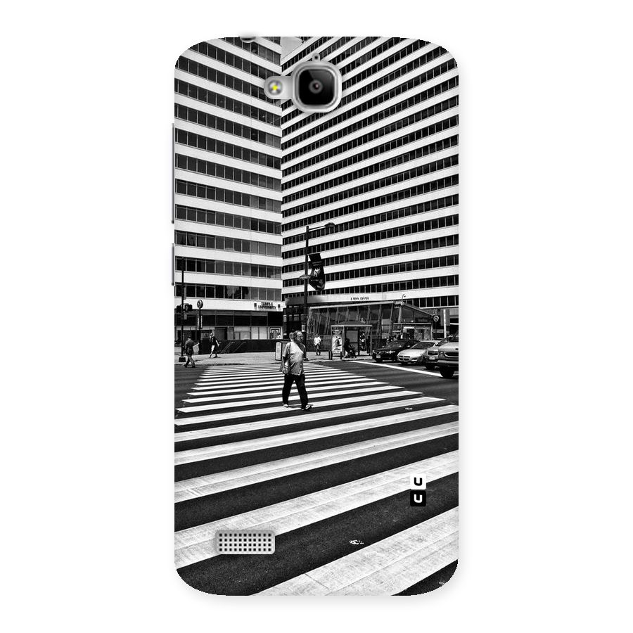 Black White Perspective Back Case for Honor Holly