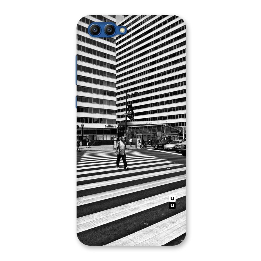 Black White Perspective Back Case for Honor View 10