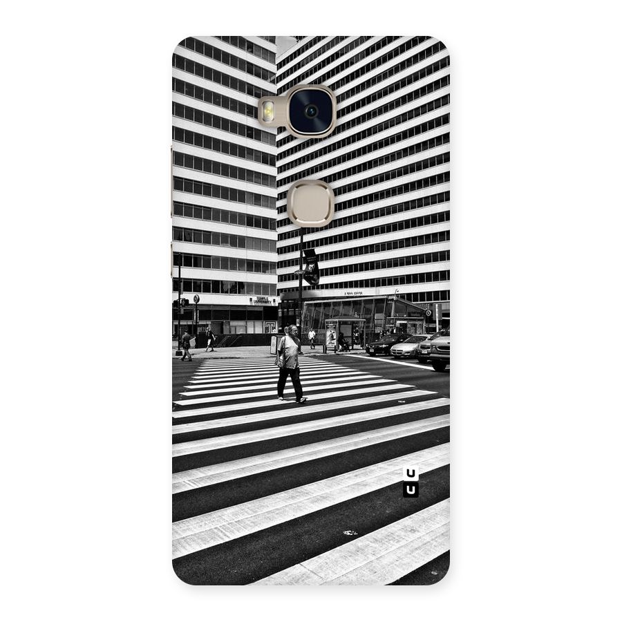 Black White Perspective Back Case for Huawei Honor 5X