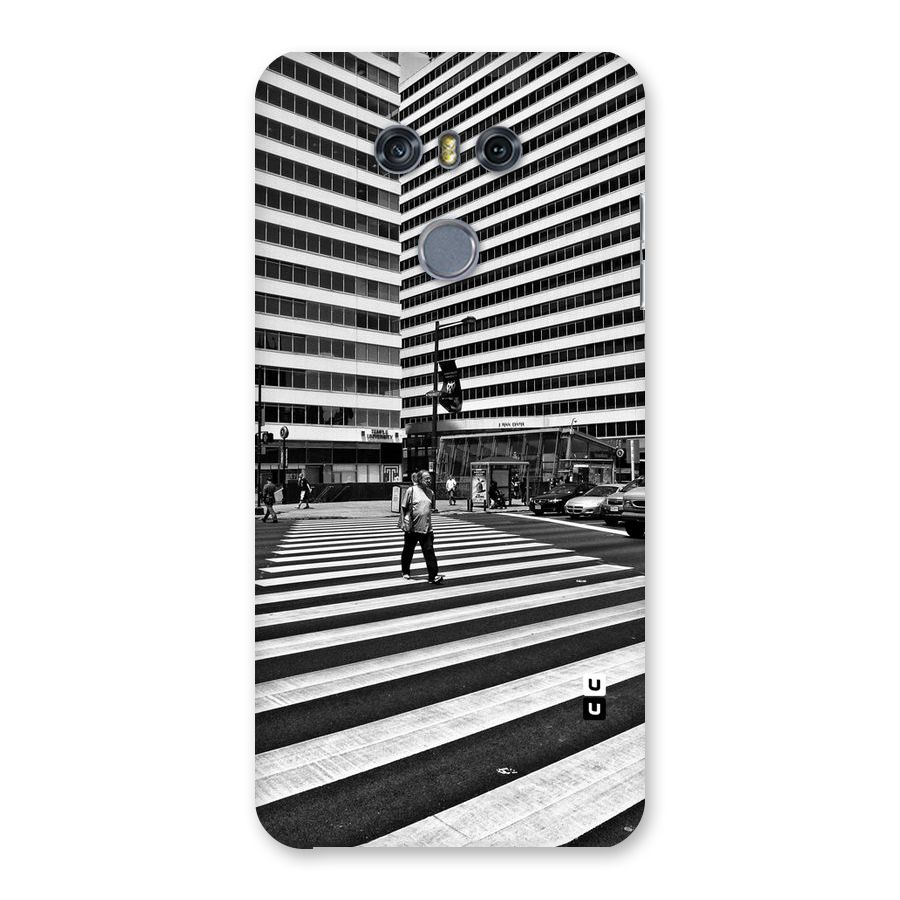 Black White Perspective Back Case for LG G6