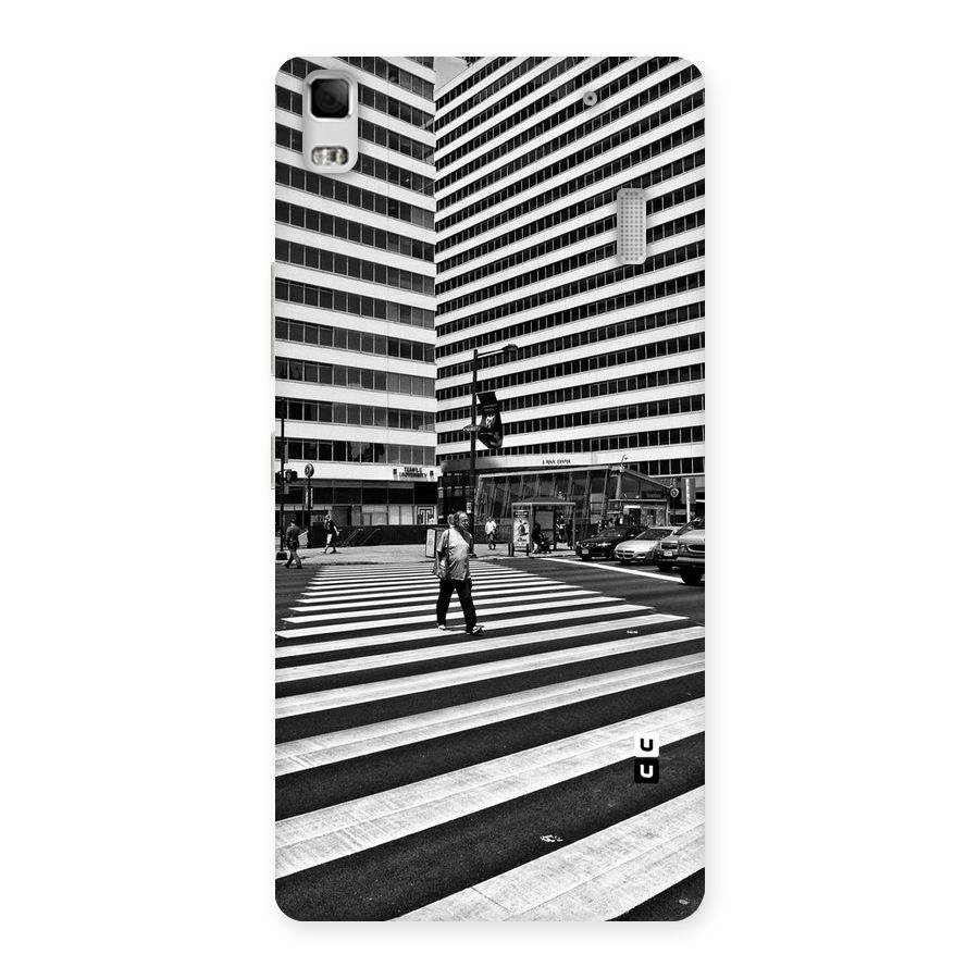 Black White Perspective Back Case for Lenovo A7000