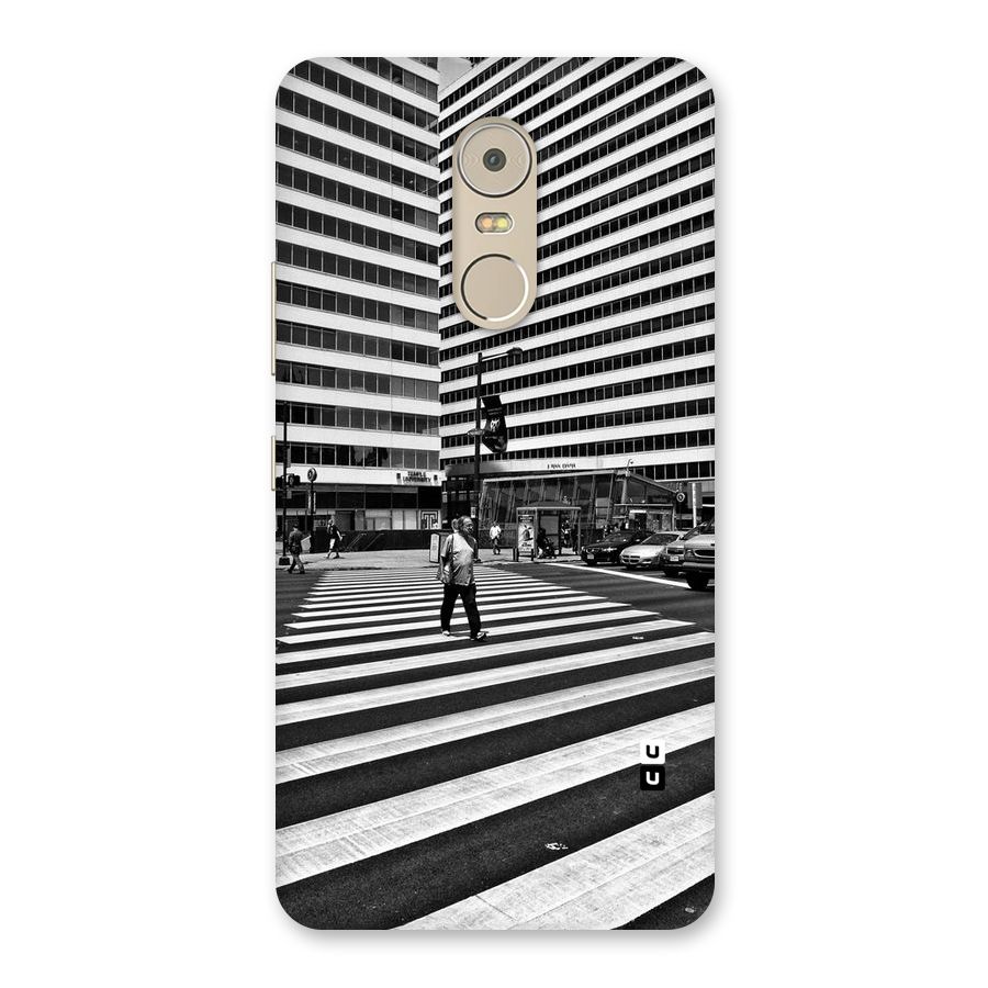 Black White Perspective Back Case for Lenovo K6 Note