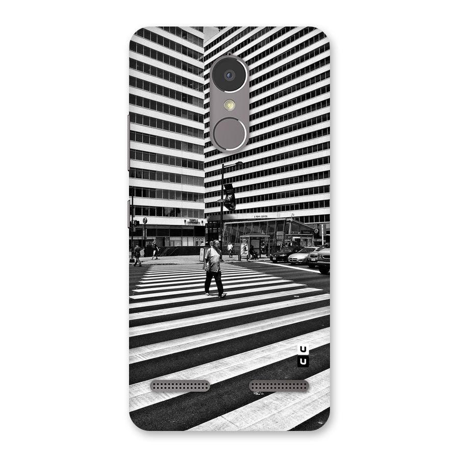 Black White Perspective Back Case for Lenovo K6 Power