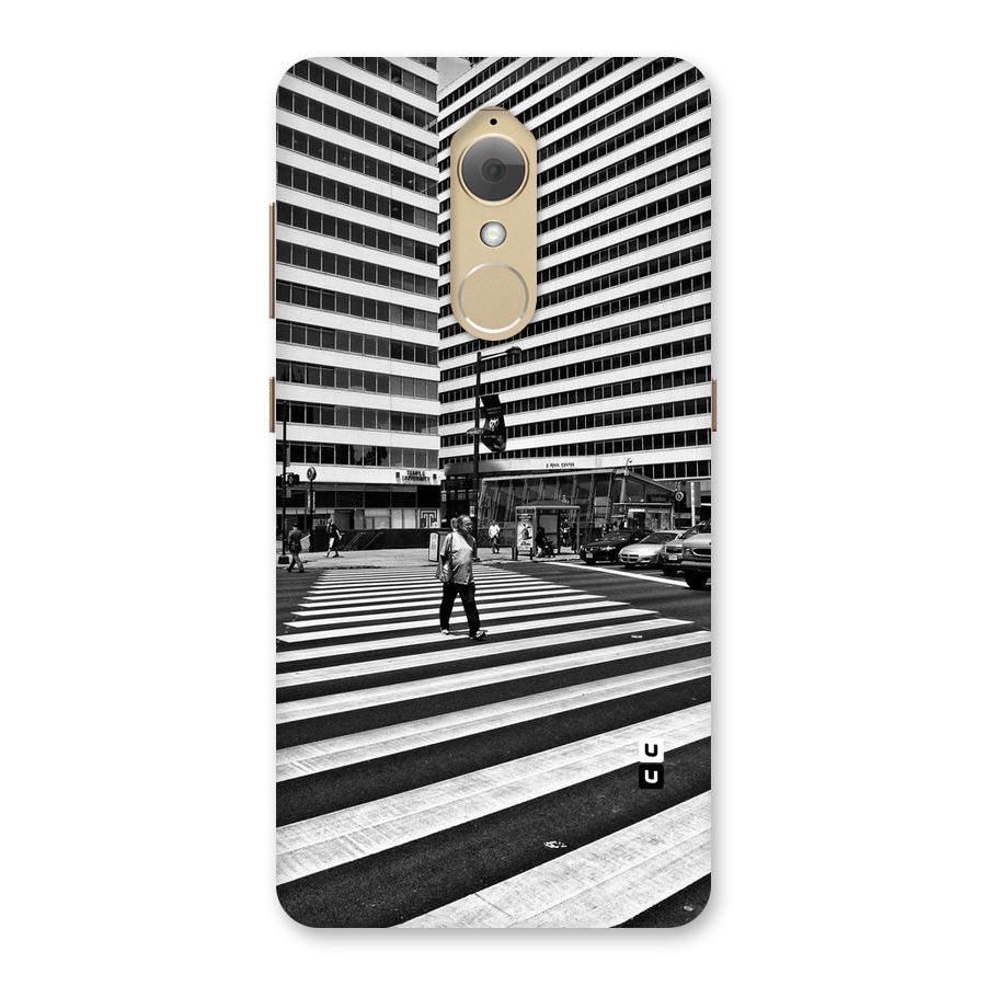 Black White Perspective Back Case for Lenovo K8
