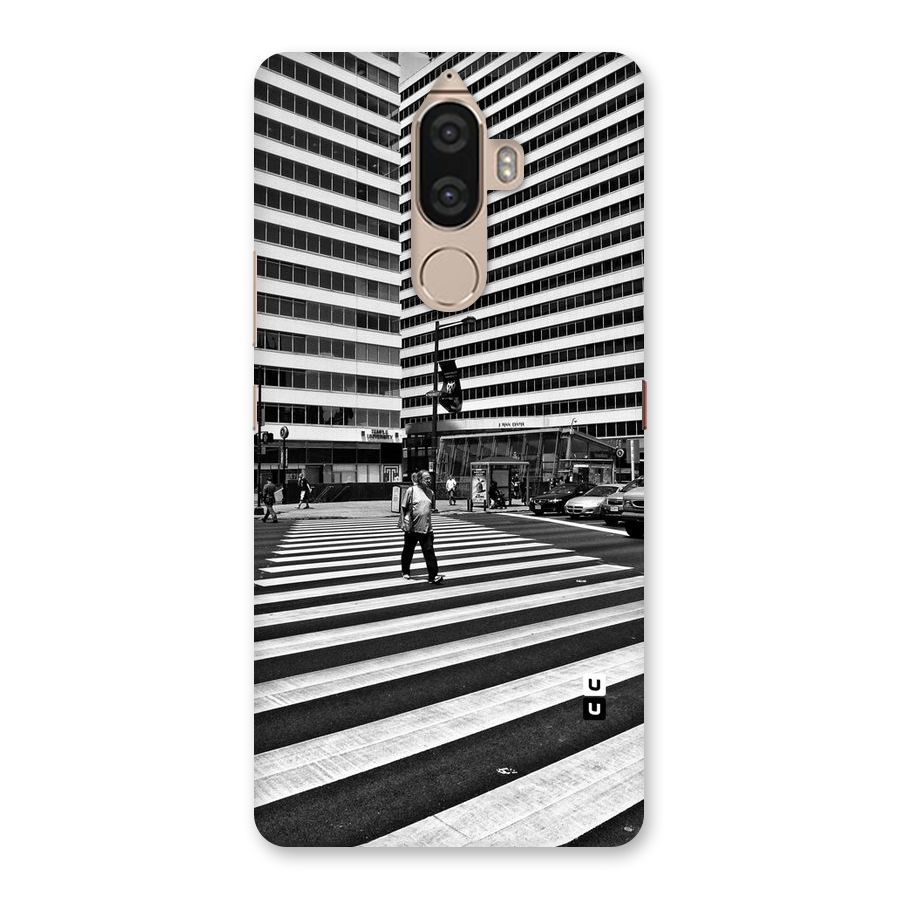 Black White Perspective Back Case for Lenovo K8 Note