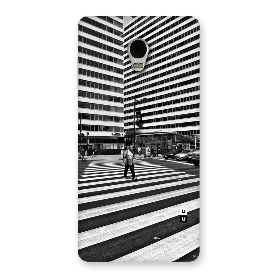 Black White Perspective Back Case for Lenovo Vibe P1