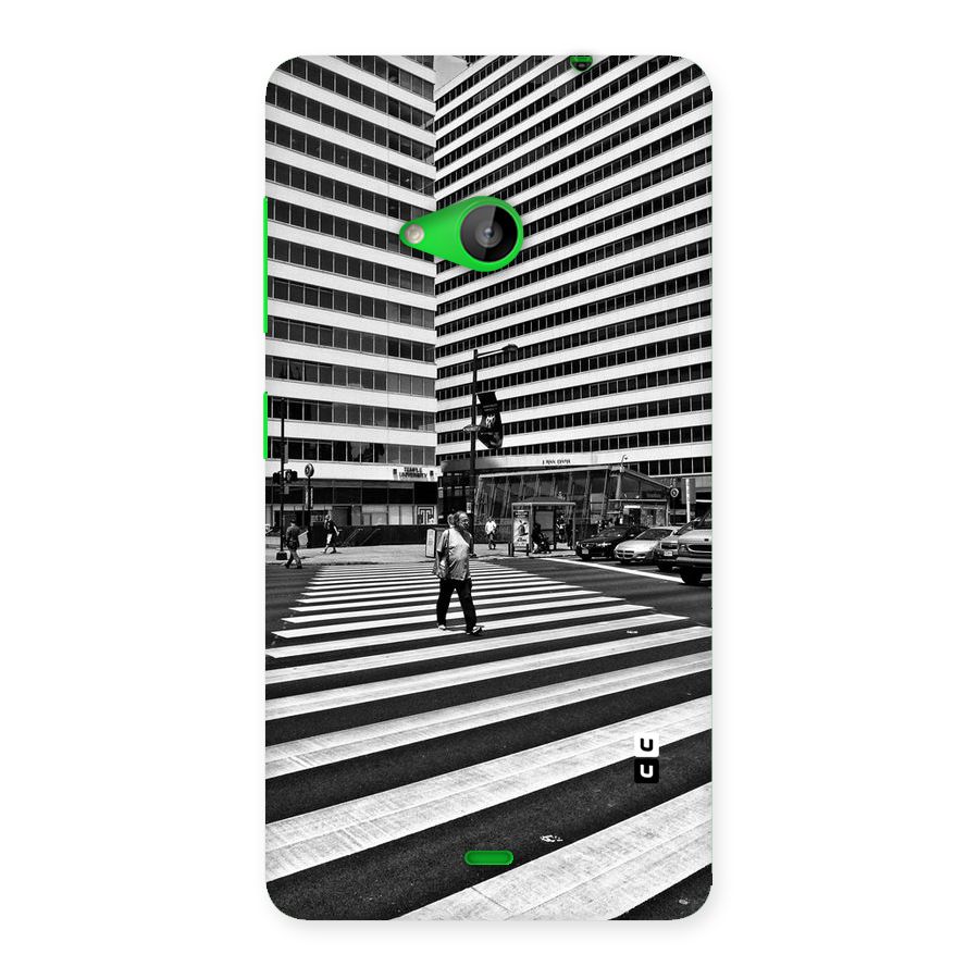 Black White Perspective Back Case for Lumia 535