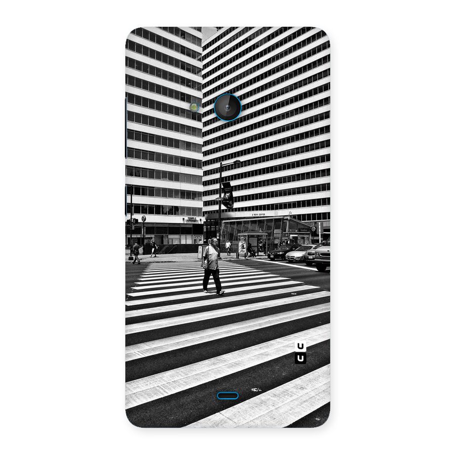 Black White Perspective Back Case for Lumia 540