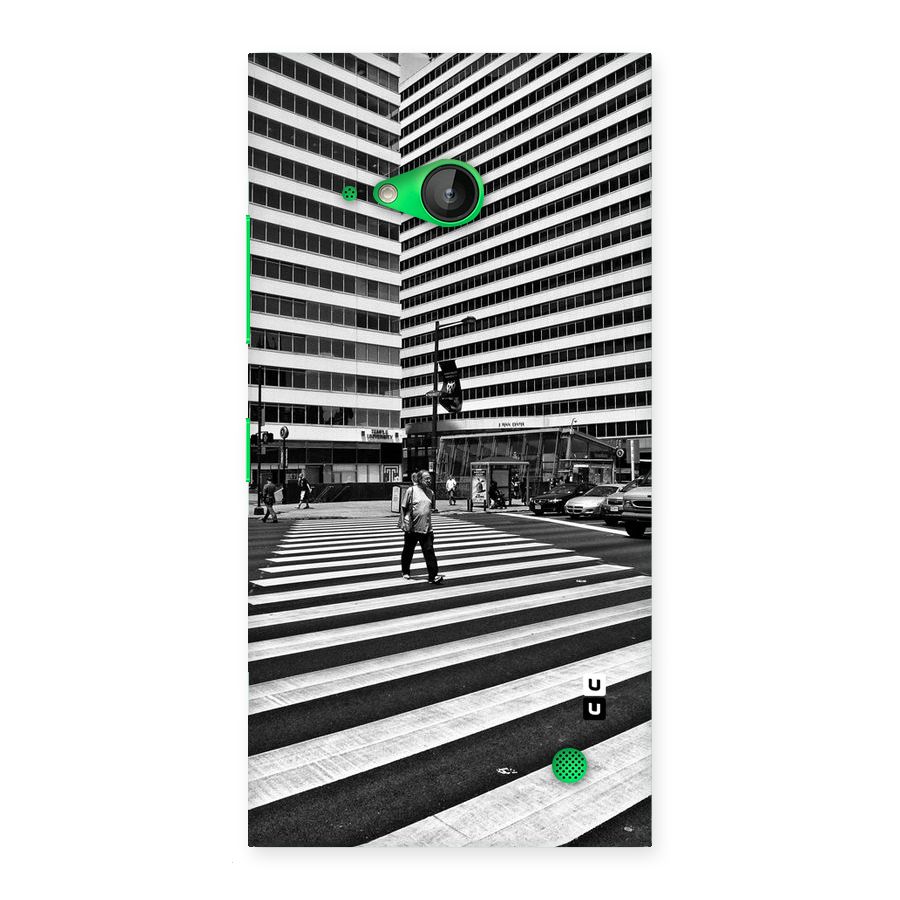 Black White Perspective Back Case for Lumia 730