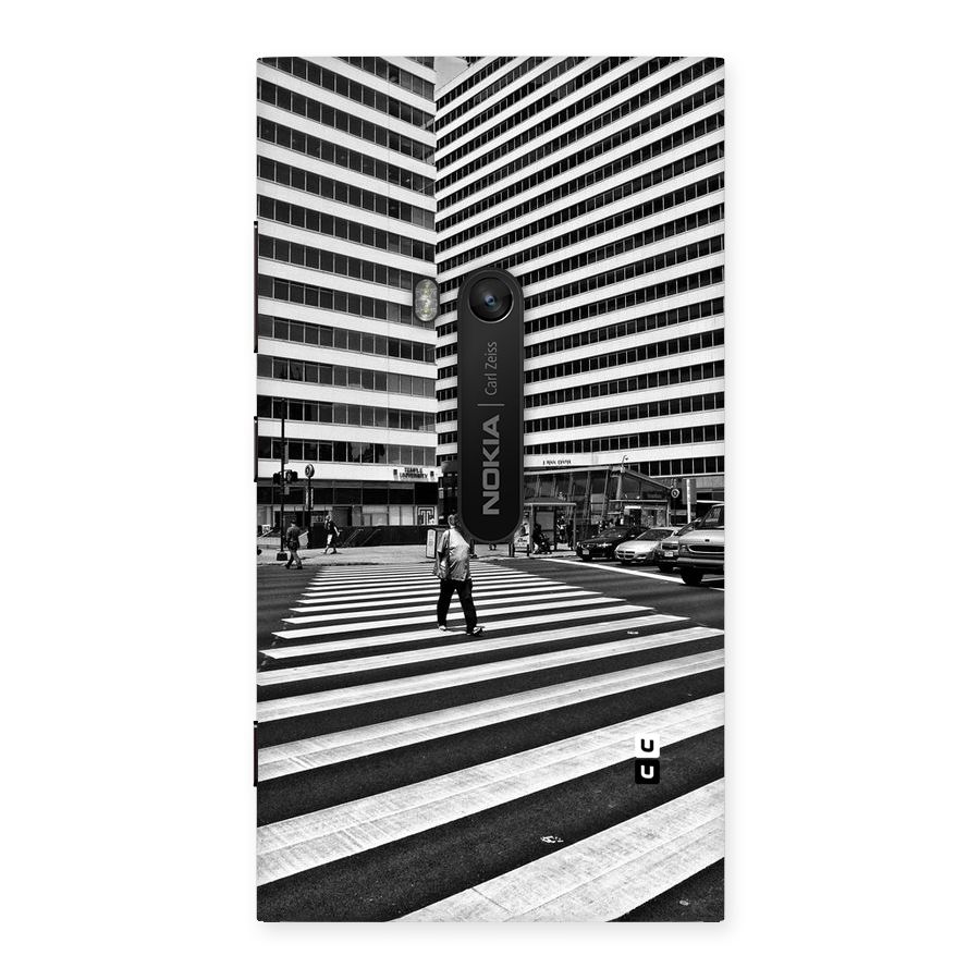Black White Perspective Back Case for Lumia 920