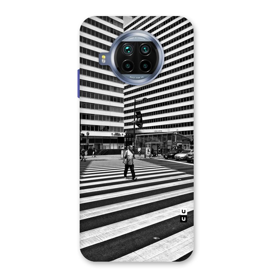 Black White Perspective Back Case for Mi 10i