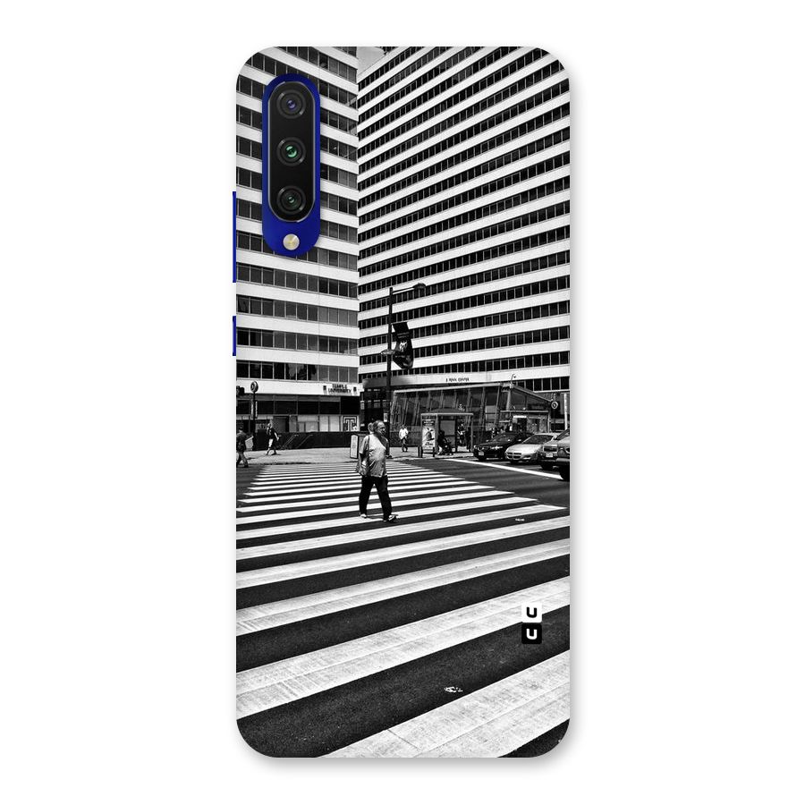 Black White Perspective Back Case for Mi A3