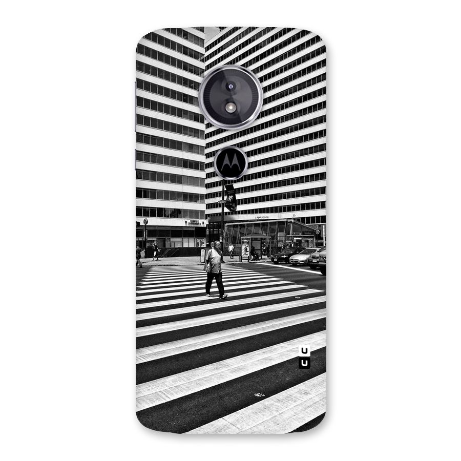 Black White Perspective Back Case for Moto E5