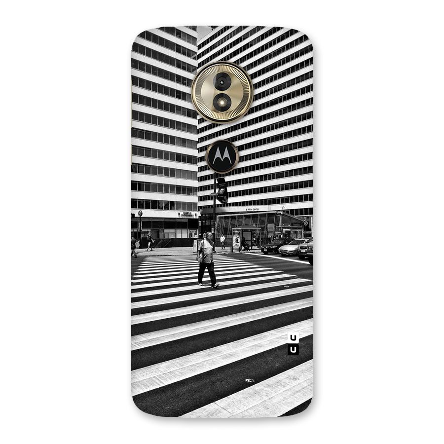 Black White Perspective Back Case for Moto G6 Play