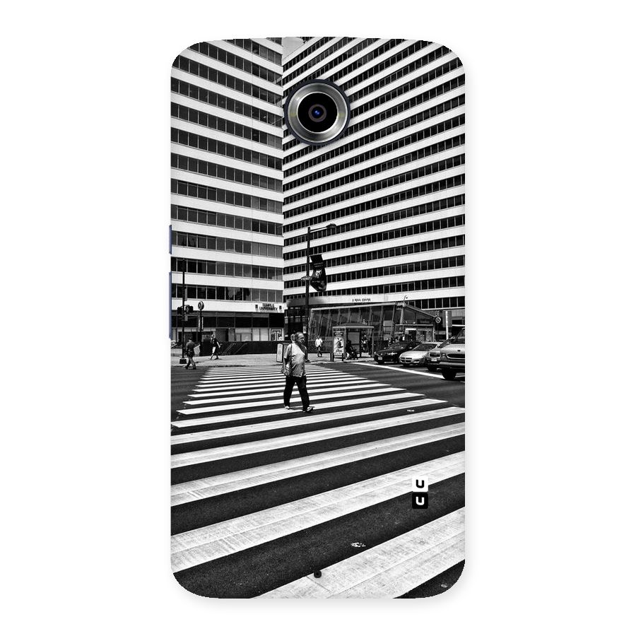 Black White Perspective Back Case for Nexsus 6