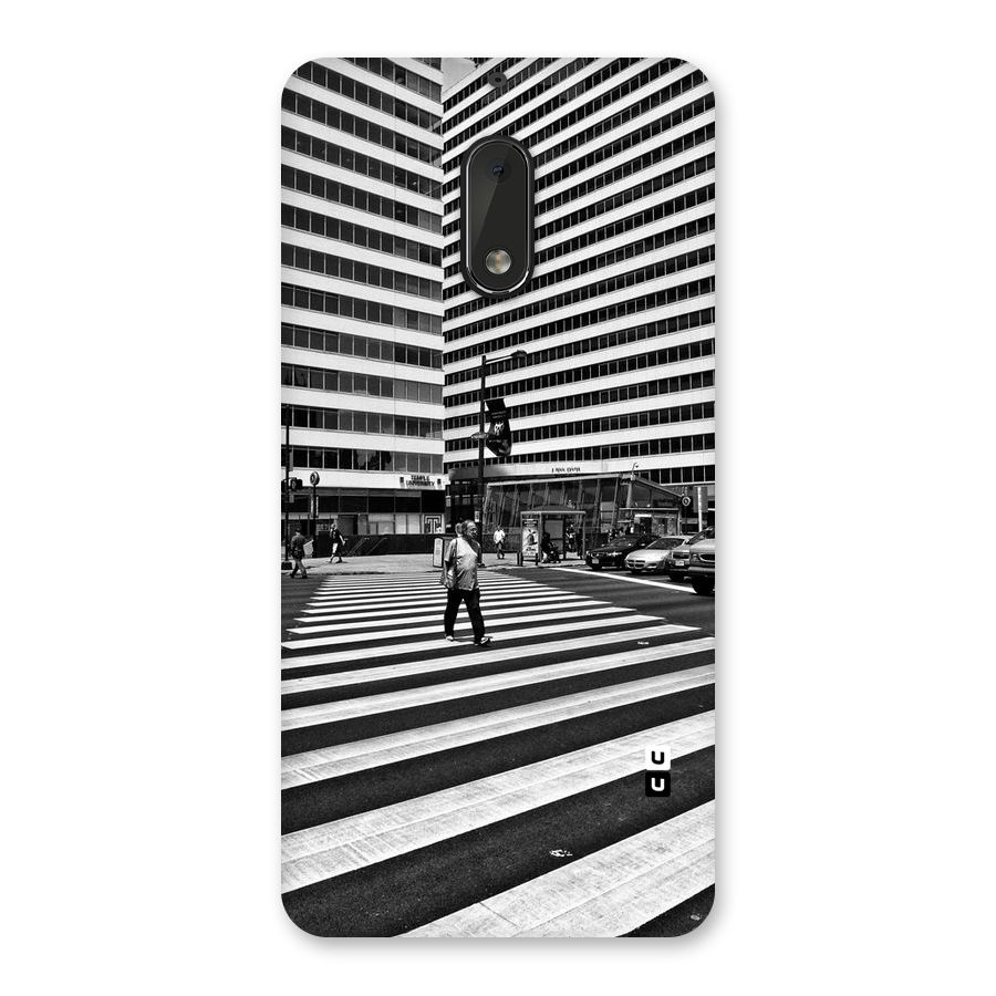 Black White Perspective Back Case for Nokia 6