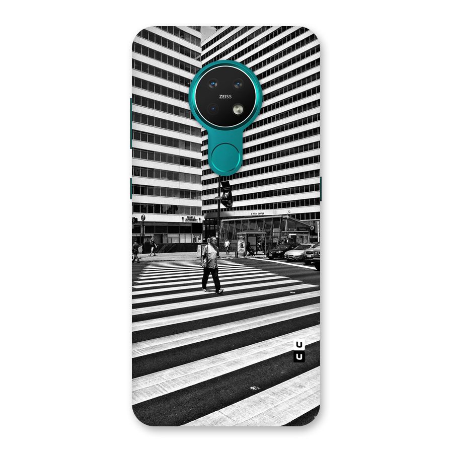 Black White Perspective Back Case for Nokia 7.2