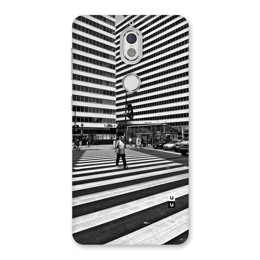 Black White Perspective Back Case for Nokia 7