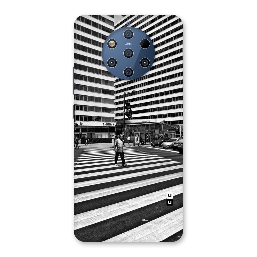 Black White Perspective Back Case for Nokia 9 PureView