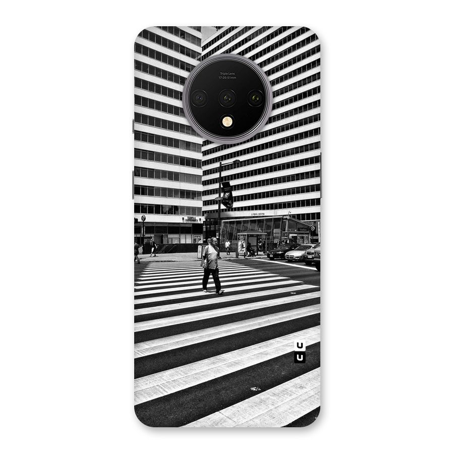 Black White Perspective Back Case for OnePlus 7T