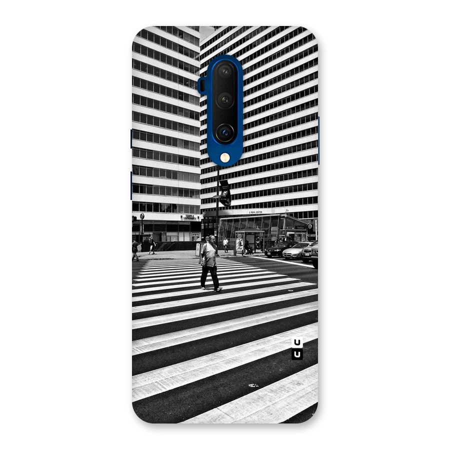 Black White Perspective Back Case for OnePlus 7T Pro