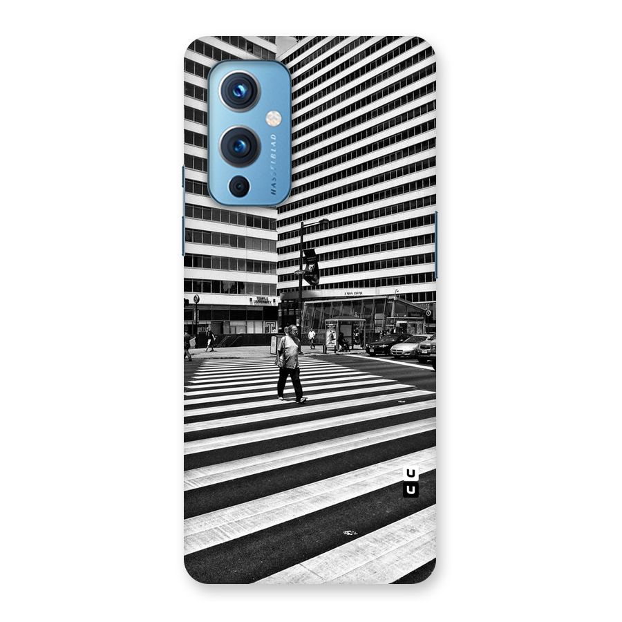 Black White Perspective Back Case for OnePlus 9