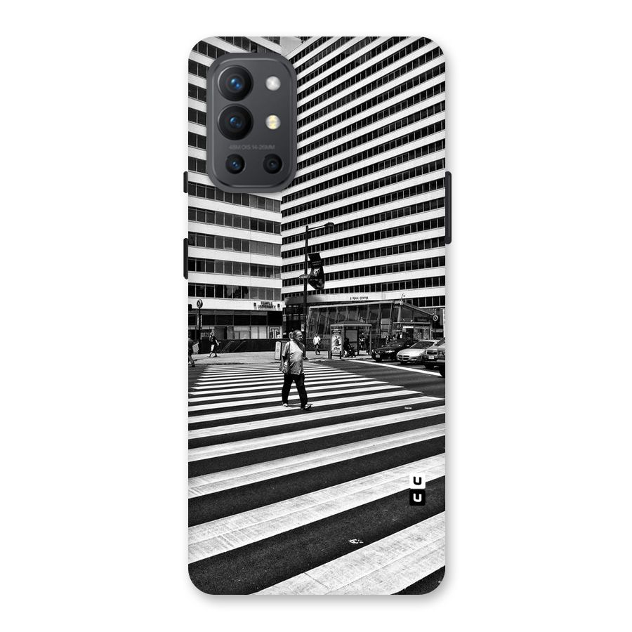 Black White Perspective Back Case for OnePlus 9R