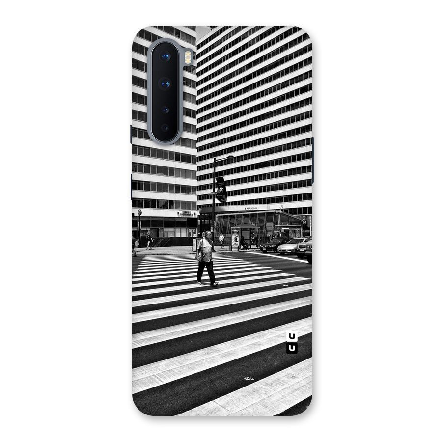 Black White Perspective Back Case for OnePlus Nord