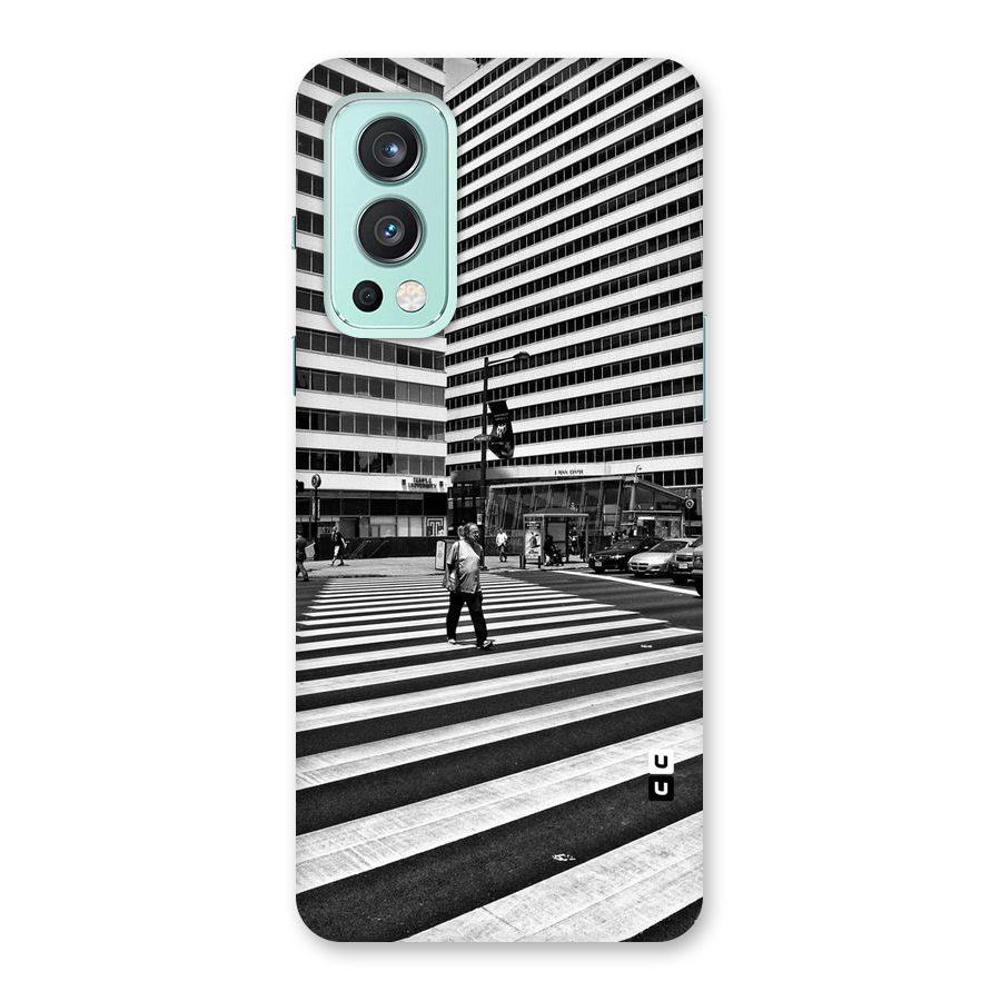 Black White Perspective Back Case for OnePlus Nord 2 5G