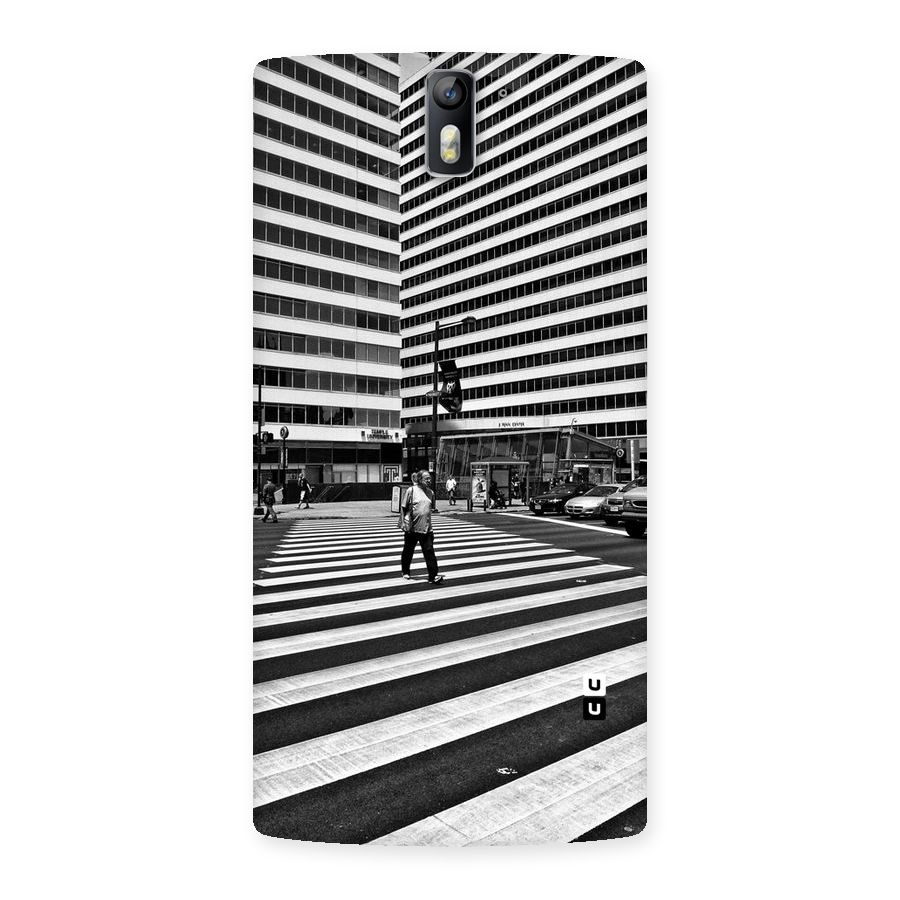 Black White Perspective Back Case for One Plus One