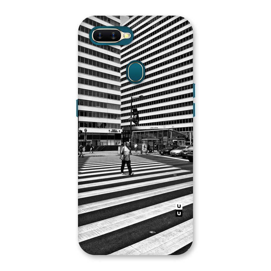 Black White Perspective Back Case for Oppo A11k