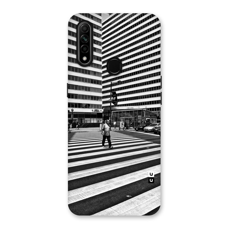 Black White Perspective Back Case for Oppo A31