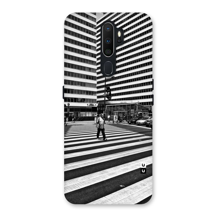 Black White Perspective Back Case for Oppo A5 (2020)