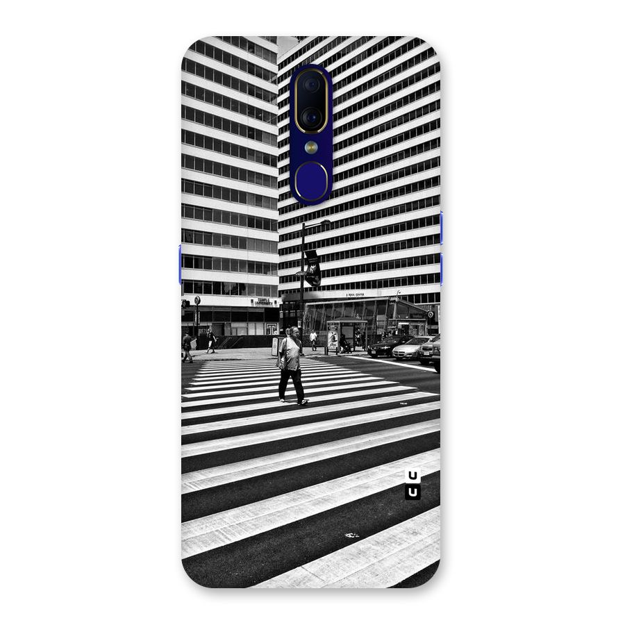 Black White Perspective Back Case for Oppo A9