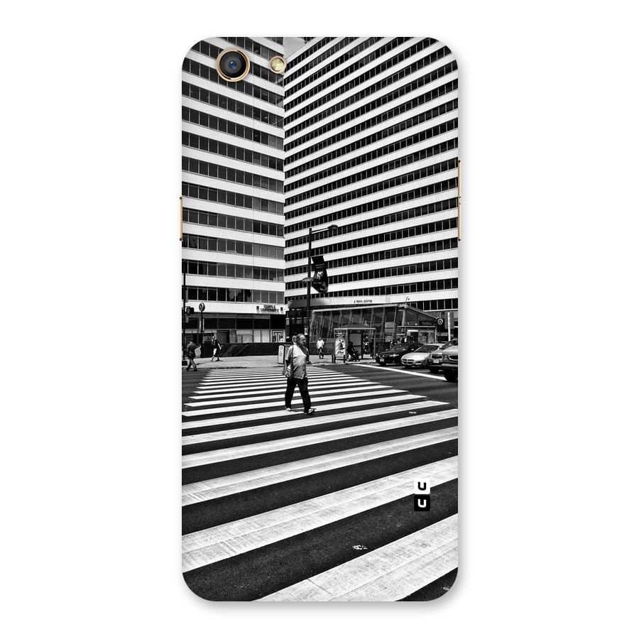 Black White Perspective Back Case for Oppo F3
