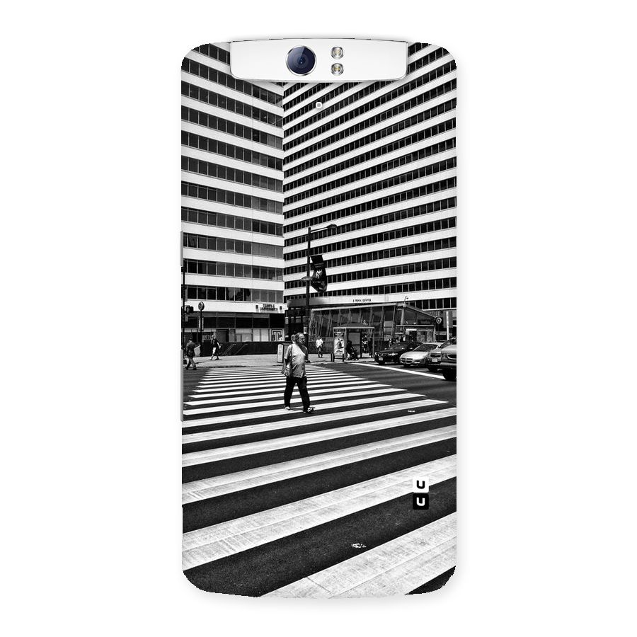 Black White Perspective Back Case for Oppo N1