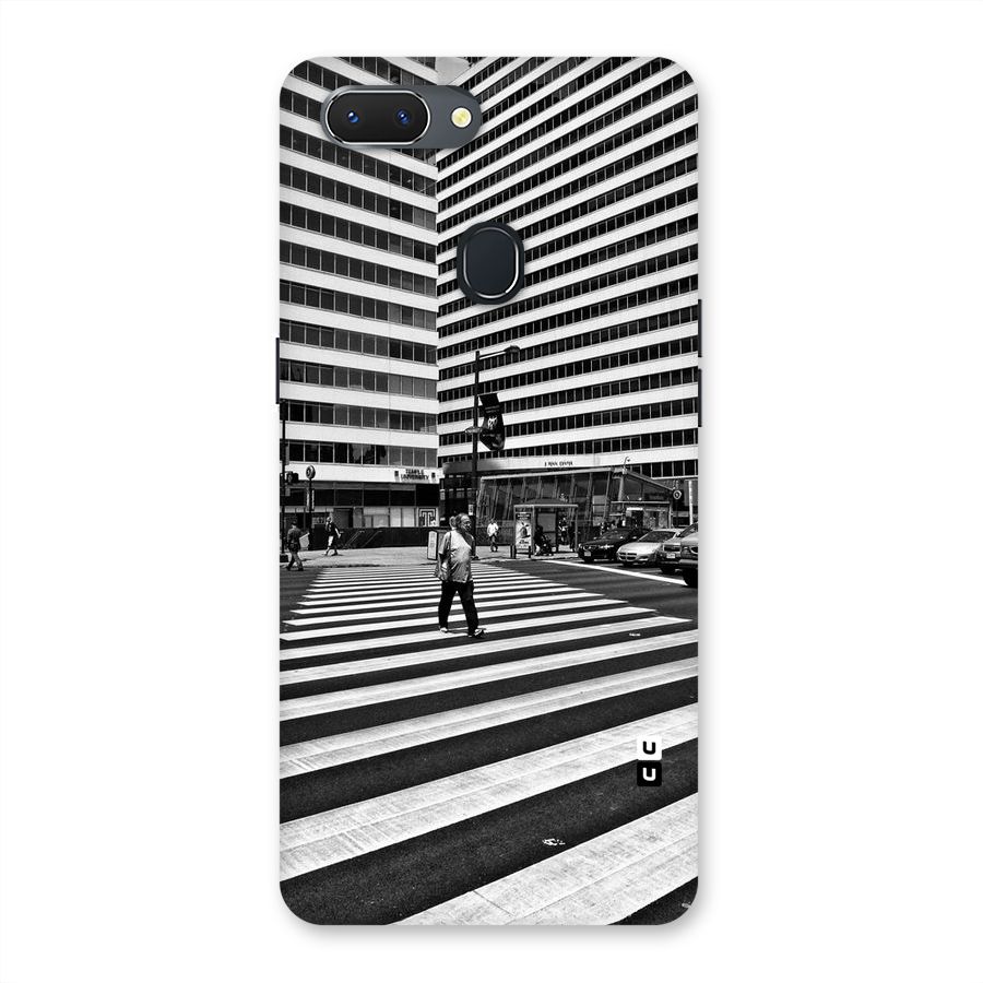 Black White Perspective Back Case for Oppo Realme 2