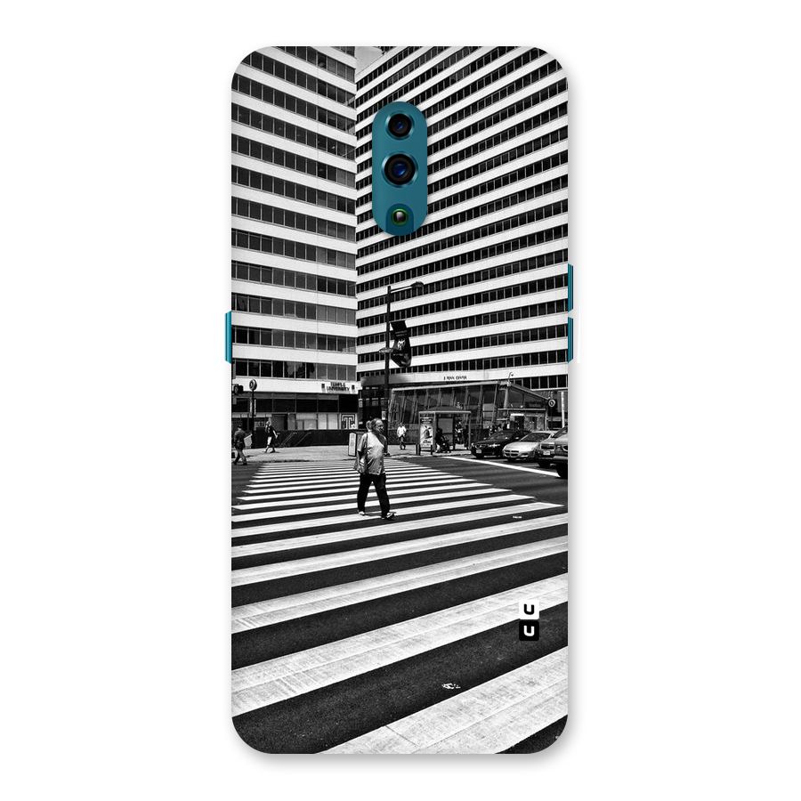 Black White Perspective Back Case for Oppo Reno