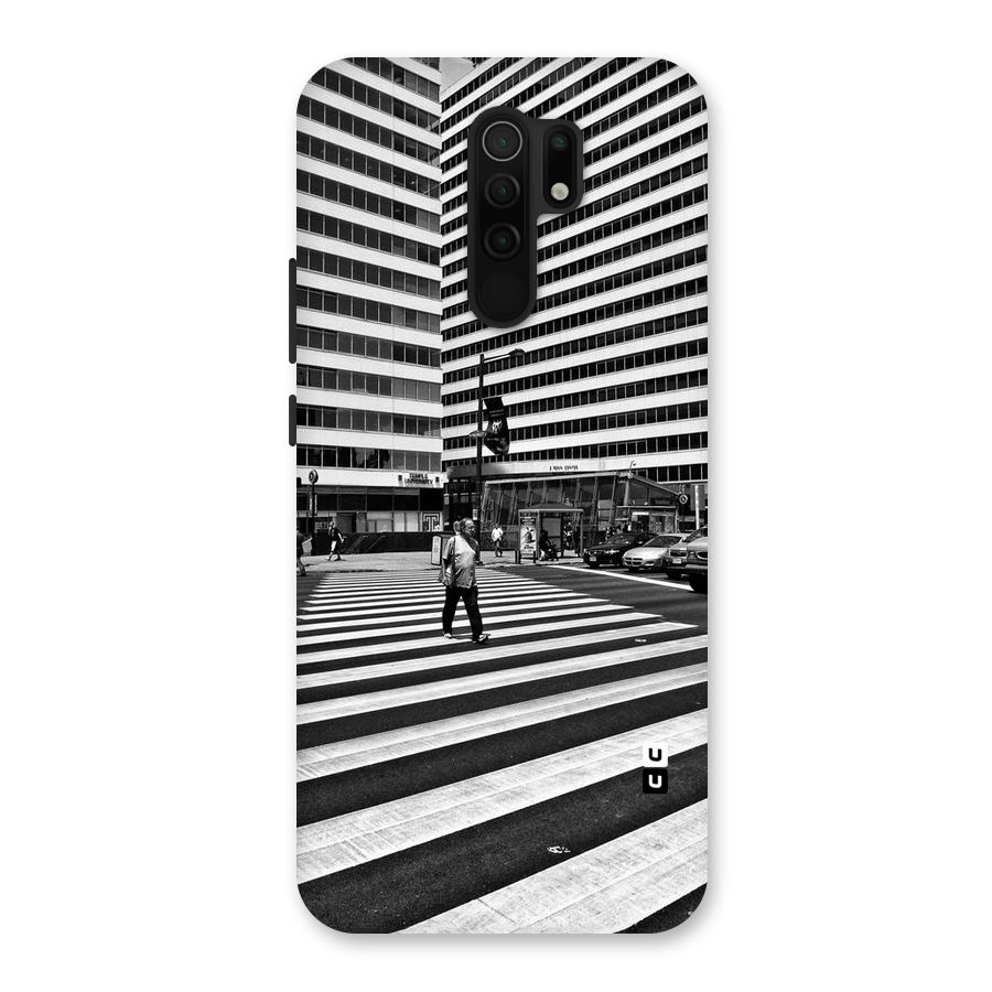 Black White Perspective Back Case for Poco M2