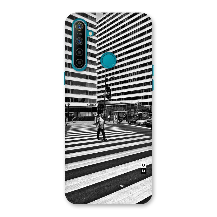 Black White Perspective Back Case for Realme 5i