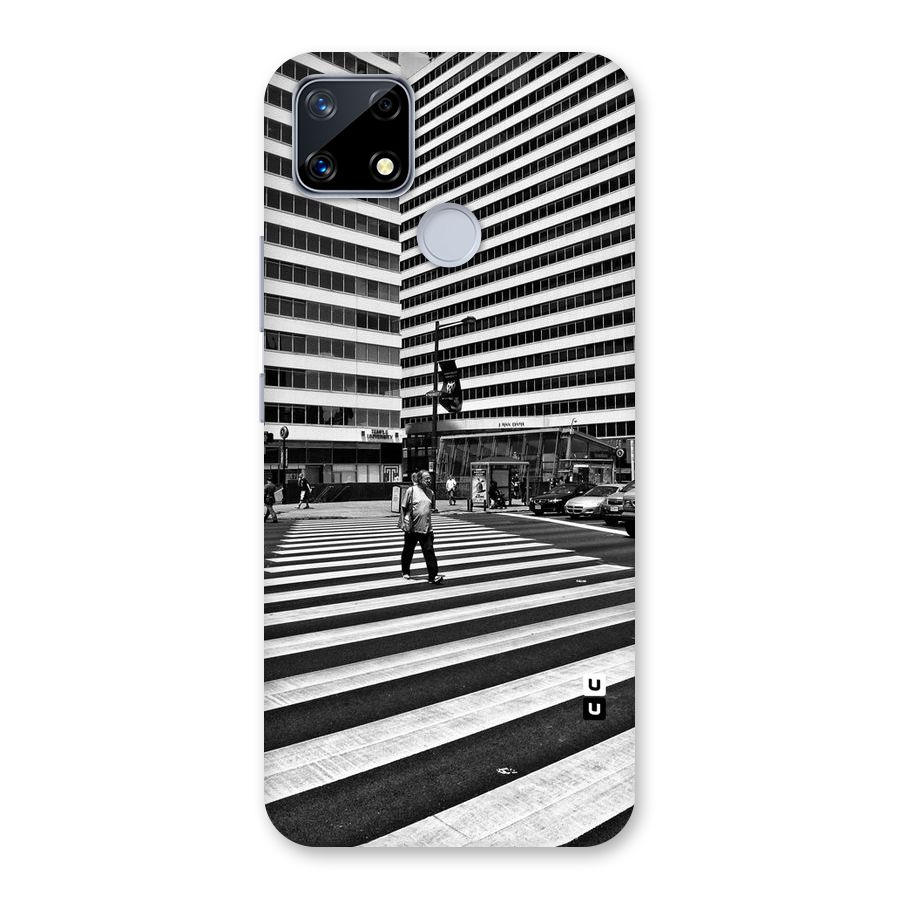 Black White Perspective Back Case for Realme Narzo 20
