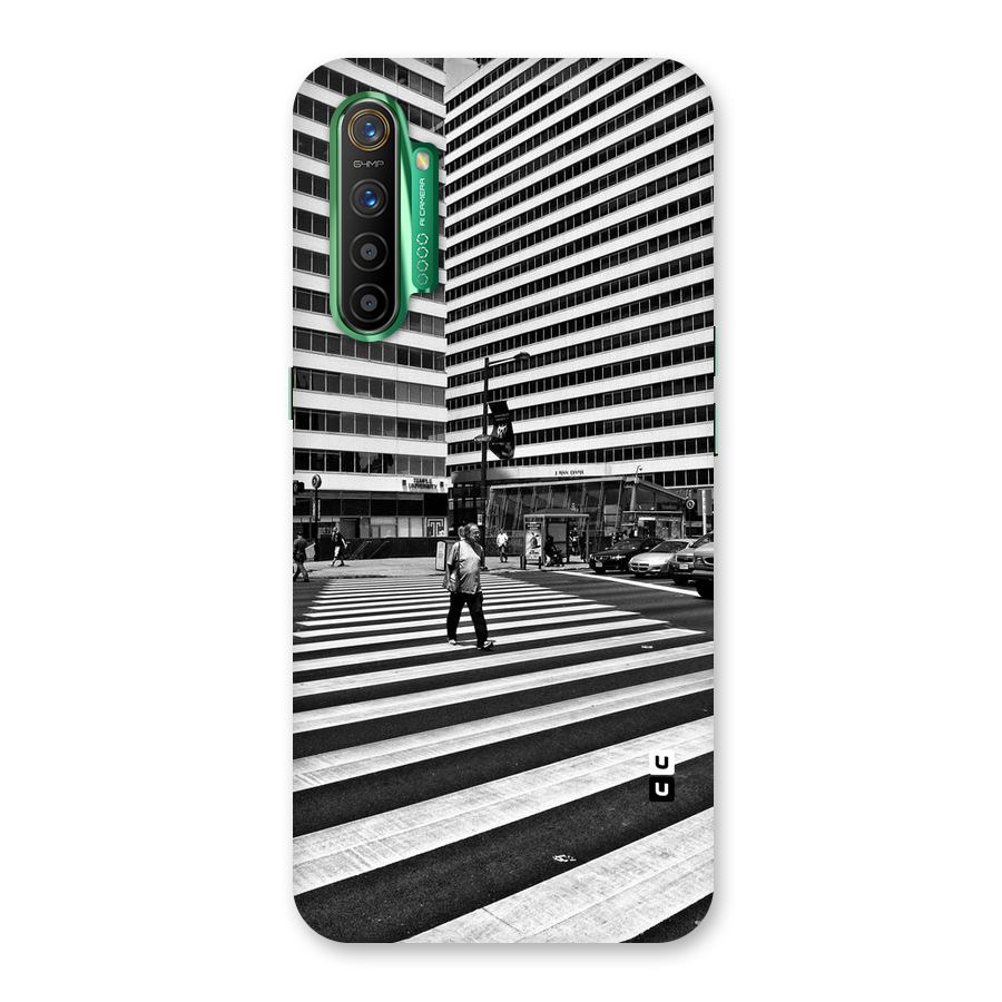 Black White Perspective Back Case for Realme X2