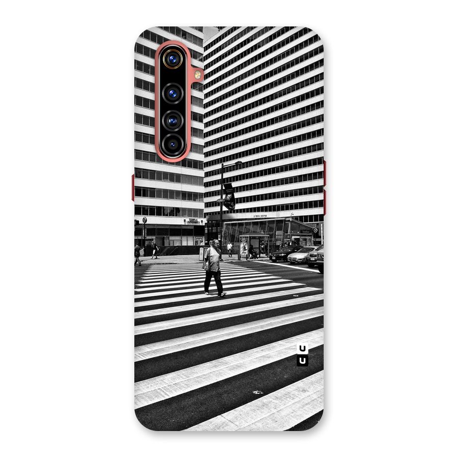 Black White Perspective Back Case for Realme X50 Pro