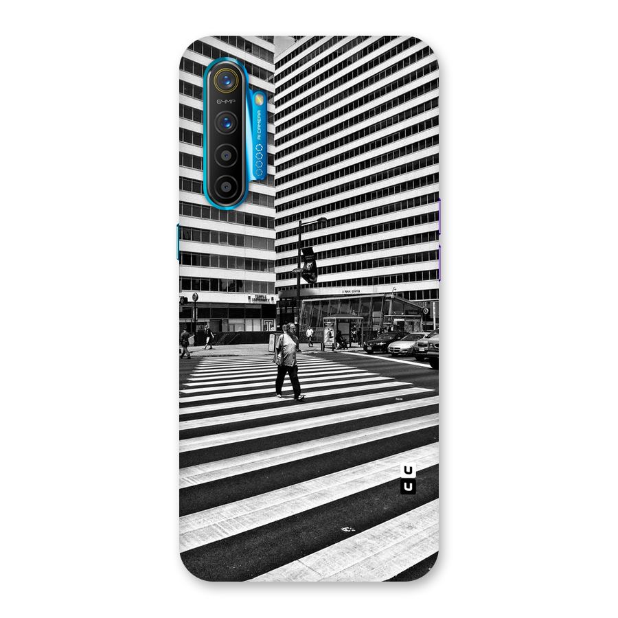 Black White Perspective Back Case for Realme XT
