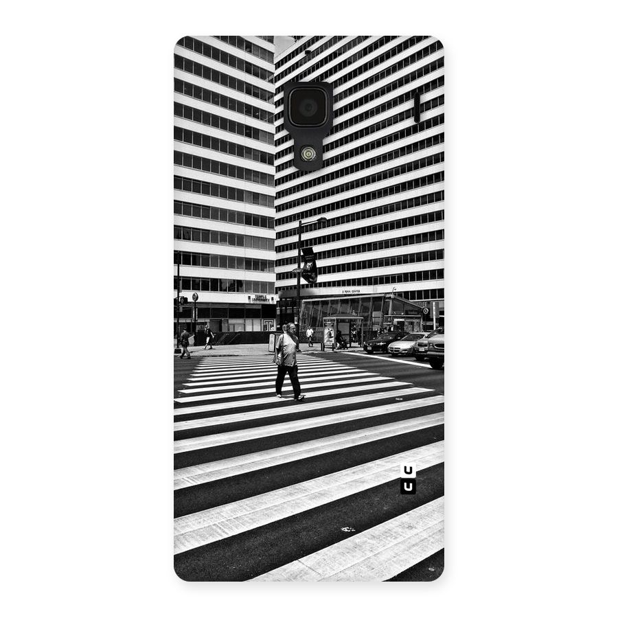 Black White Perspective Back Case for Redmi 1S