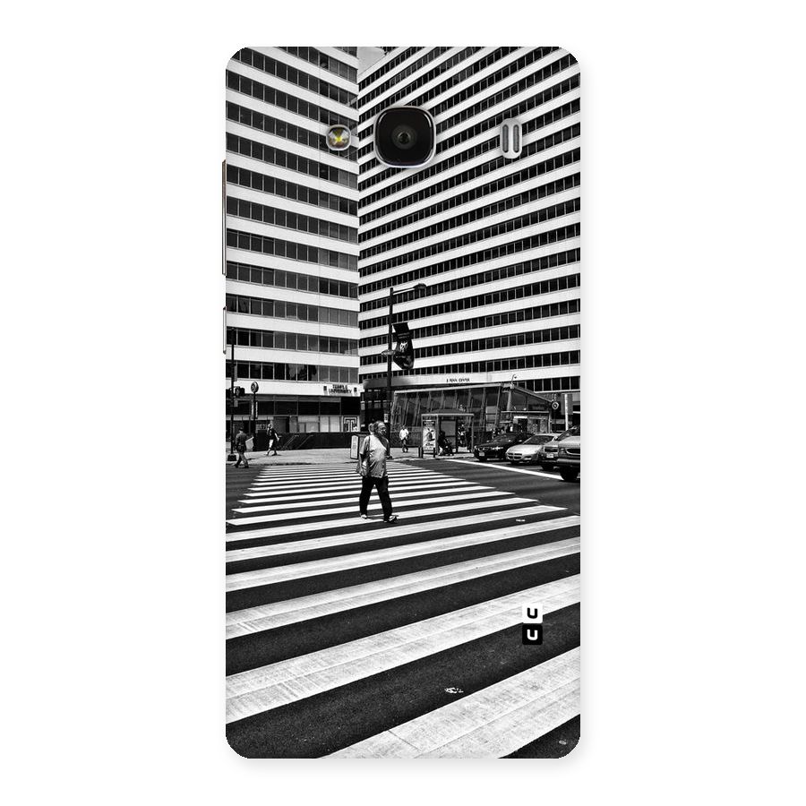 Black White Perspective Back Case for Redmi 2