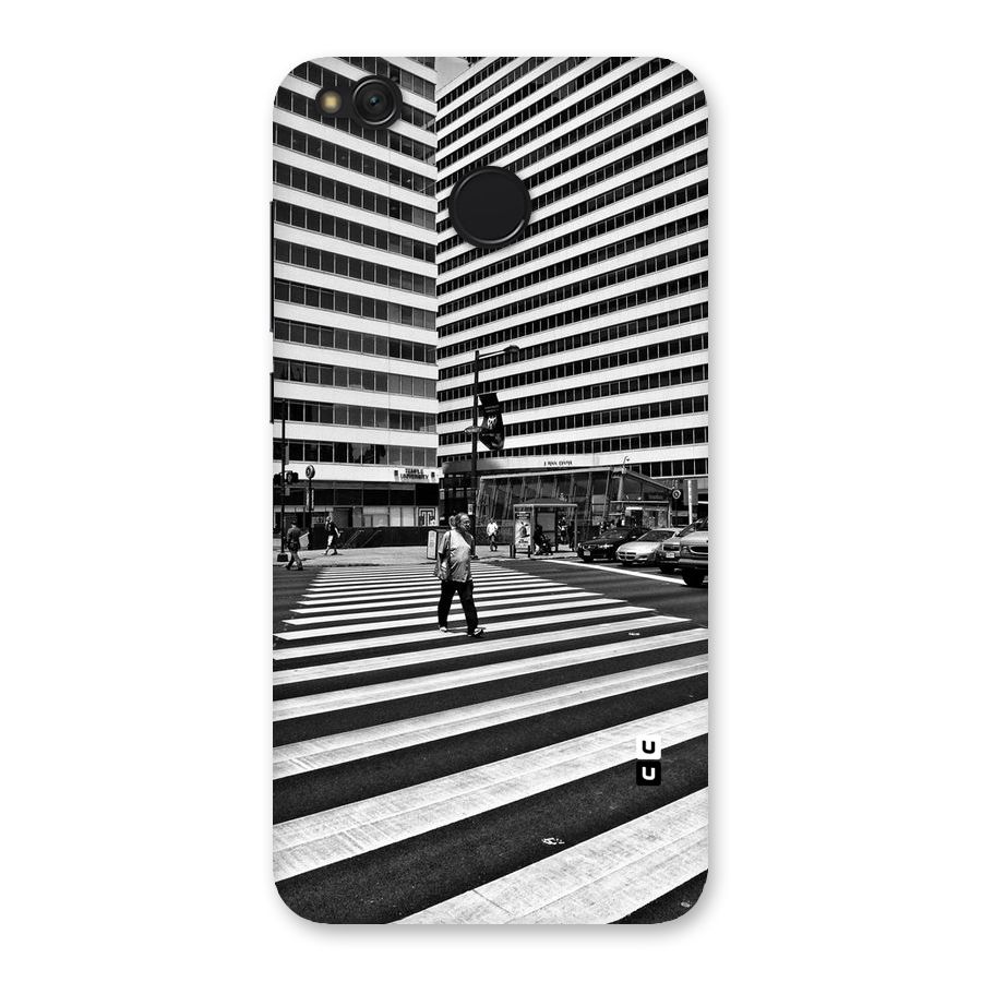 Black White Perspective Back Case for Redmi 4